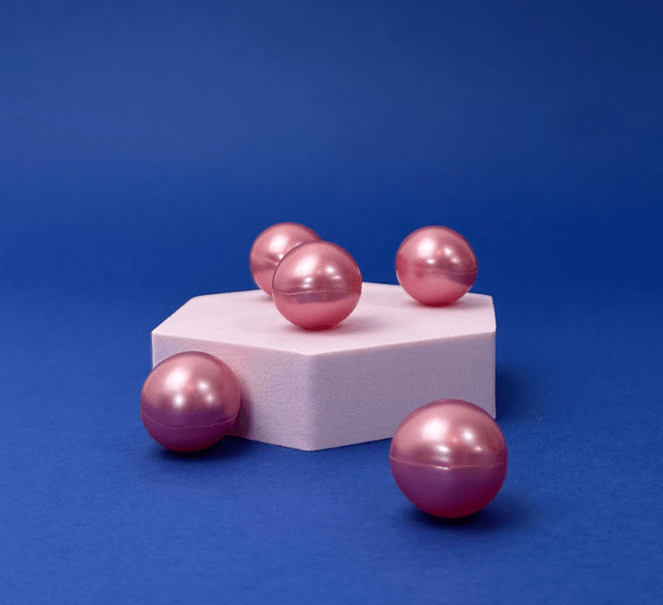 Perle de bain rose